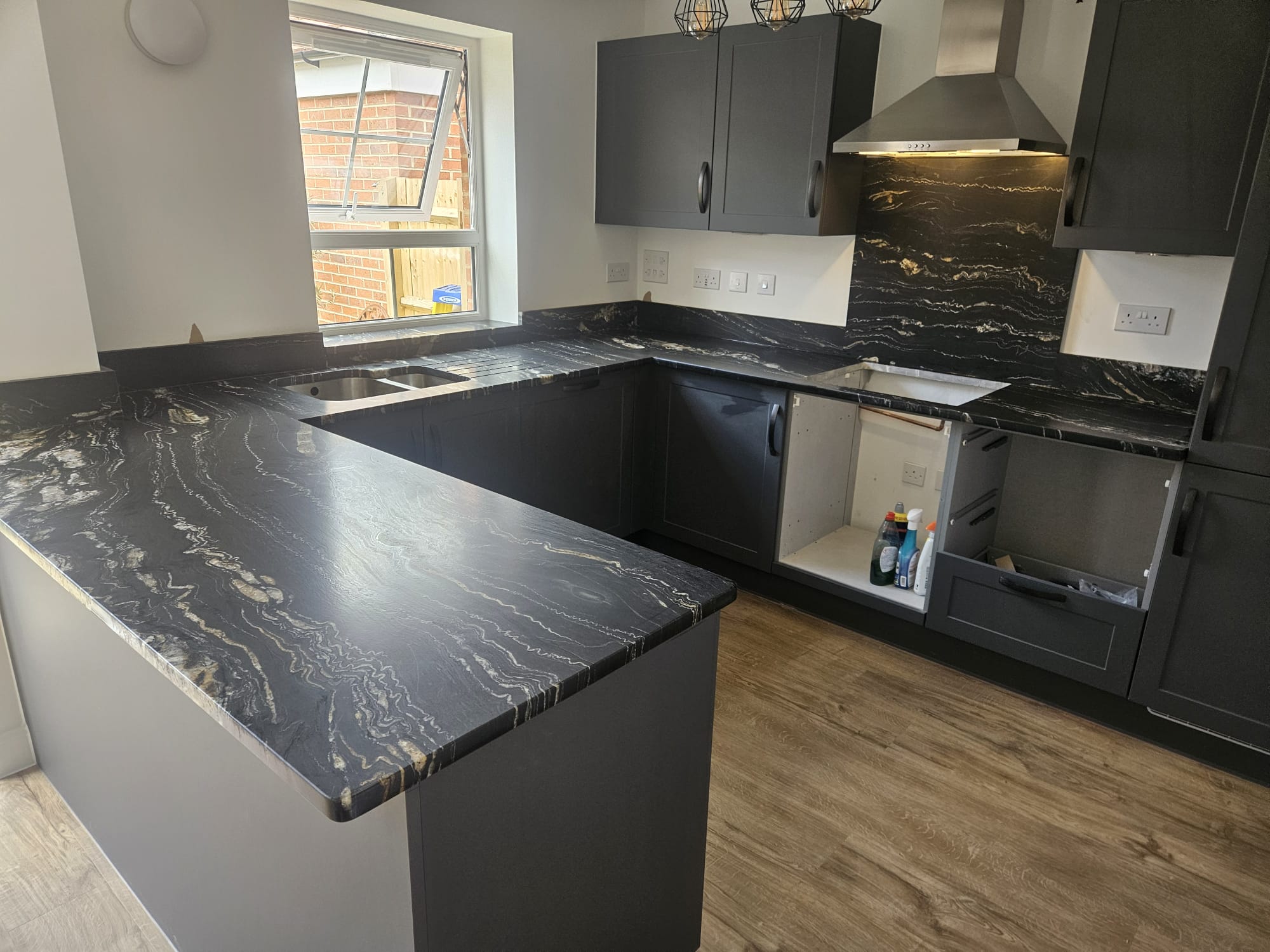 Stone worktop installations, Sussex
