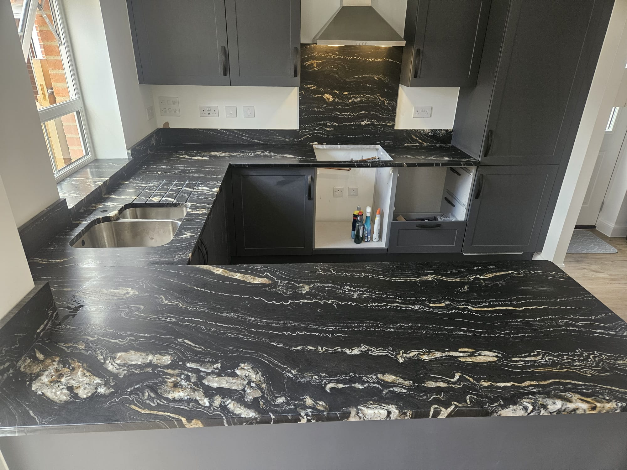 Stone worktop installations, Sussex